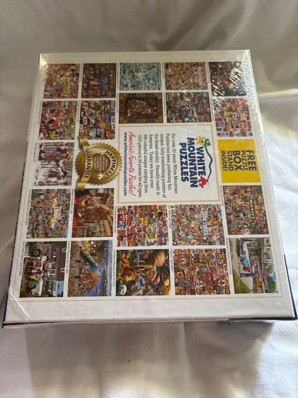 White Mountain 1000-Piece Craft Room Jigsaw Puzzle With Larger Pieces By Lois Su